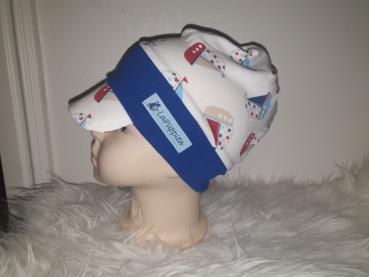 Schirmmütze im Beaniestyle KU 45-47cm "Boote"